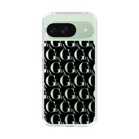 Slim Protection Case［ GYDA - Monogram - Black ］