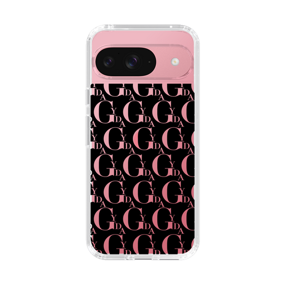 Slim Protection Case［ GYDA - Monogram - Black ］