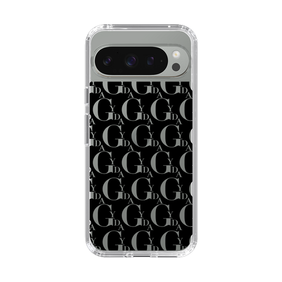 Slim Protection Case［ GYDA - Monogram - Black ］