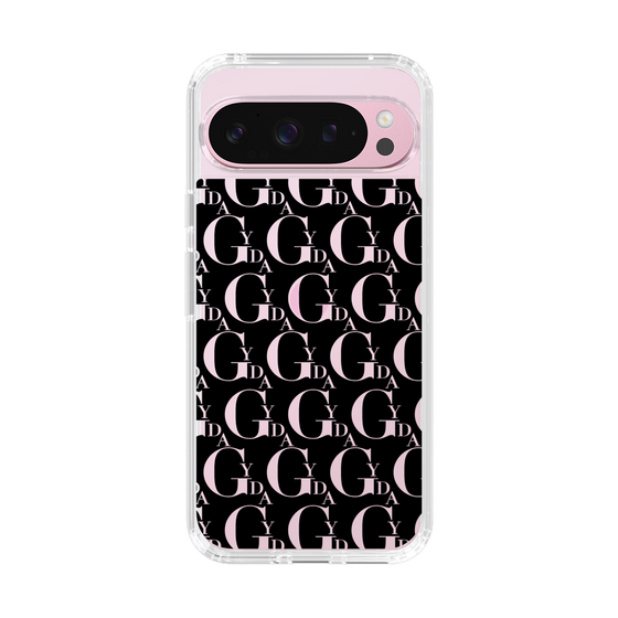 Slim Protection Case［ GYDA - Monogram - Black ］