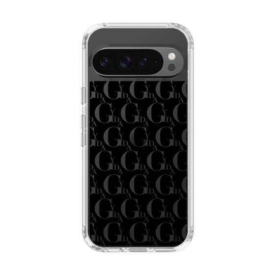 Slim Protection Case［ GYDA - Monogram - Black ］