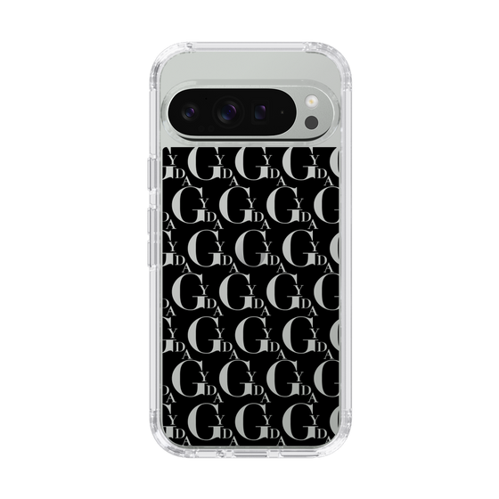 Slim Protection Case［ GYDA - Monogram - Black ］