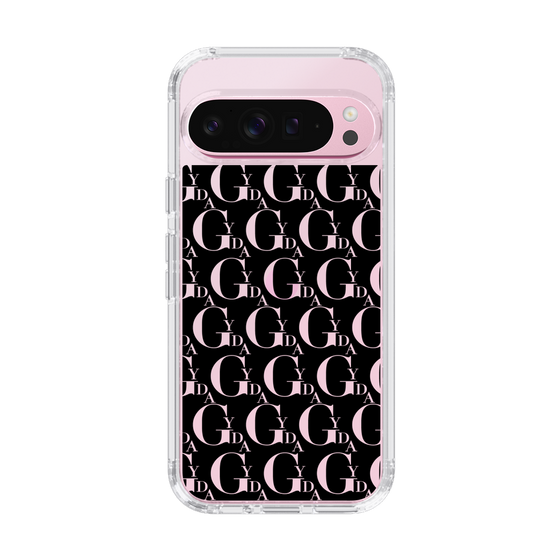 Slim Protection Case［ GYDA - Monogram - Black ］