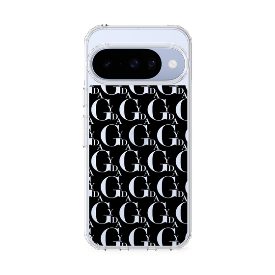 Slim Protection Case［ GYDA - Monogram - Black ］