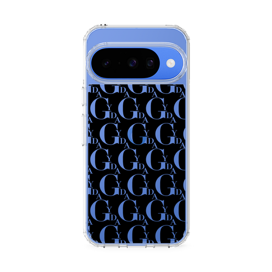 Slim Protection Case［ GYDA - Monogram - Black ］