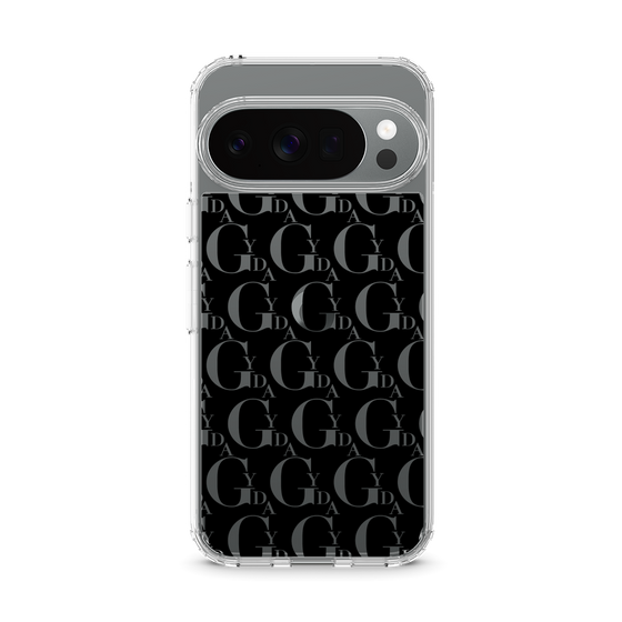 Slim Protection Case［ GYDA - Monogram - Black ］