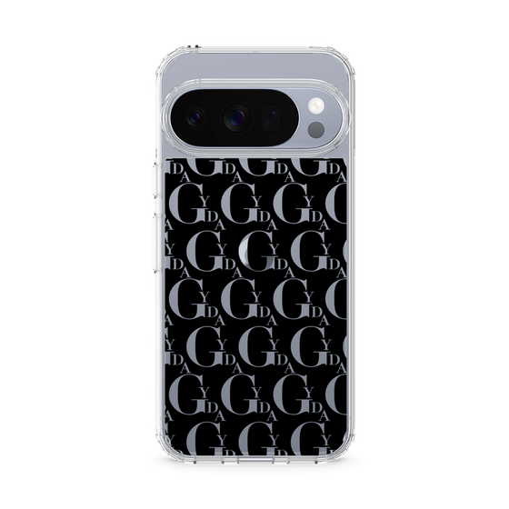 Slim Protection Case［ GYDA - Monogram - Black ］