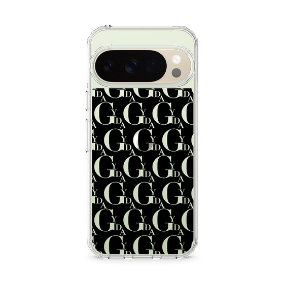 Slim Protection Case［ GYDA - Monogram - Black ］