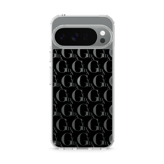 Slim Protection Case［ GYDA - Monogram - Black ］