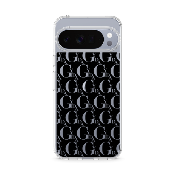 Slim Protection Case［ GYDA - Monogram - Black ］