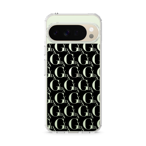 Slim Protection Case［ GYDA - Monogram - Black ］
