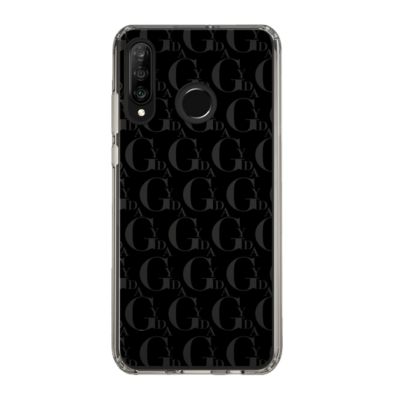 Slim Protection Case［ GYDA - Monogram - Black ］