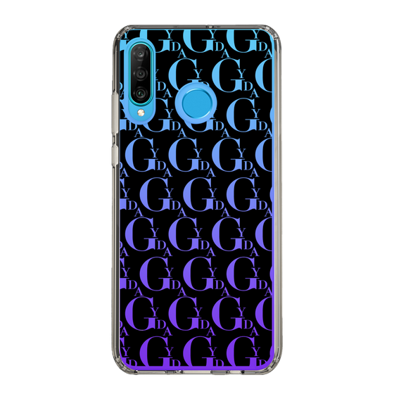 Slim Protection Case［ GYDA - Monogram - Black ］
