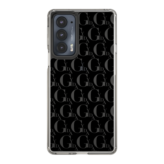 Slim Protection Case［ GYDA - Monogram - Black ］