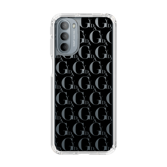Slim Protection Case［ GYDA - Monogram - Black ］