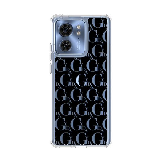 Slim Protection Case［ GYDA - Monogram - Black ］