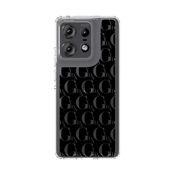 Slim Protection Case［ GYDA - Monogram - Black ］
