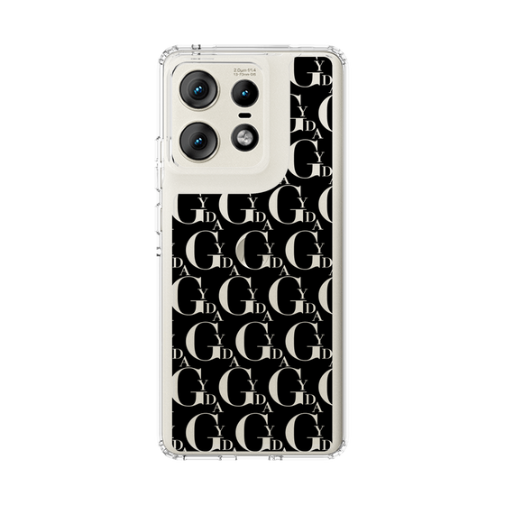 Slim Protection Case［ GYDA - Monogram - Black ］