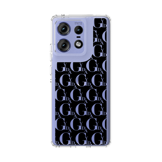 Slim Protection Case［ GYDA - Monogram - Black ］