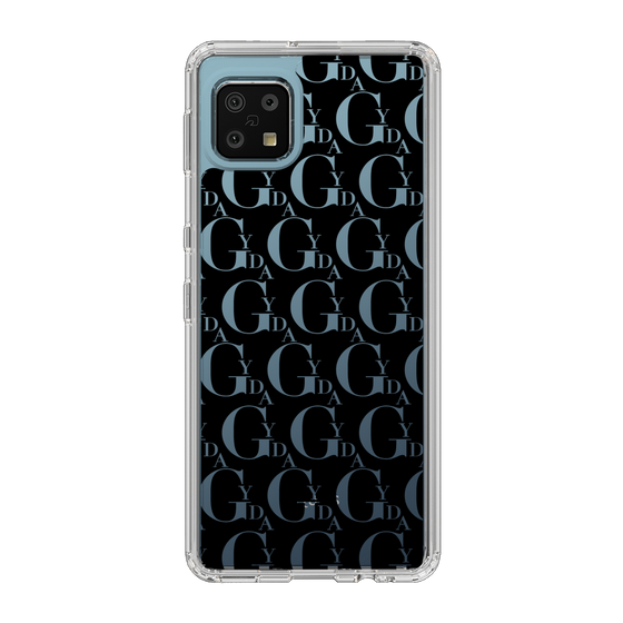 Slim Protection Case［ GYDA - Monogram - Black ］
