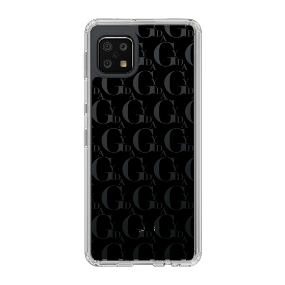 Slim Protection Case［ GYDA - Monogram - Black ］