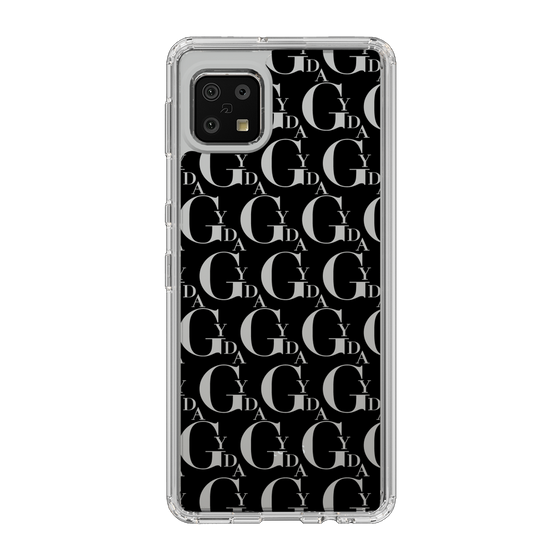Slim Protection Case［ GYDA - Monogram - Black ］
