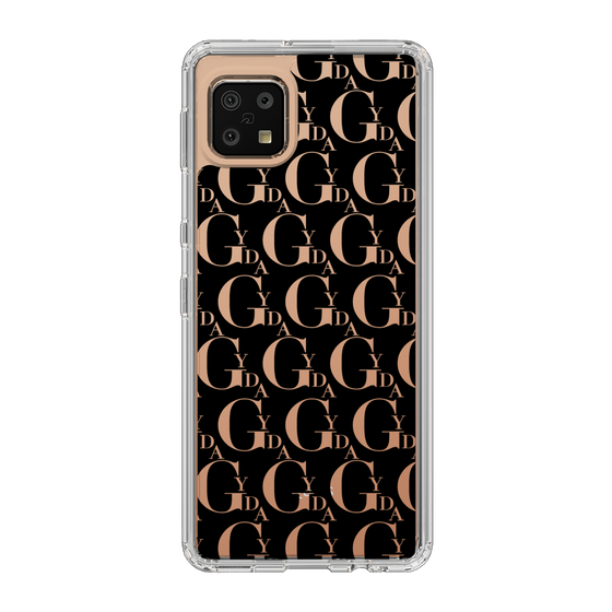 Slim Protection Case［ GYDA - Monogram - Black ］
