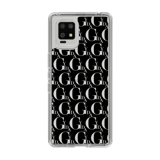 Slim Protection Case［ GYDA - Monogram - Black ］
