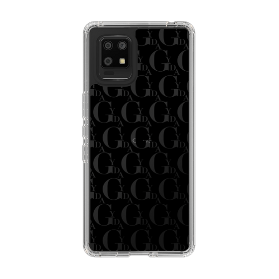 Slim Protection Case［ GYDA - Monogram - Black ］