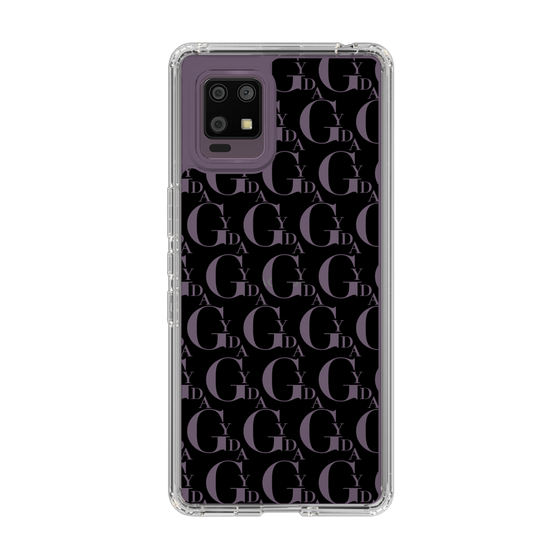 Slim Protection Case［ GYDA - Monogram - Black ］