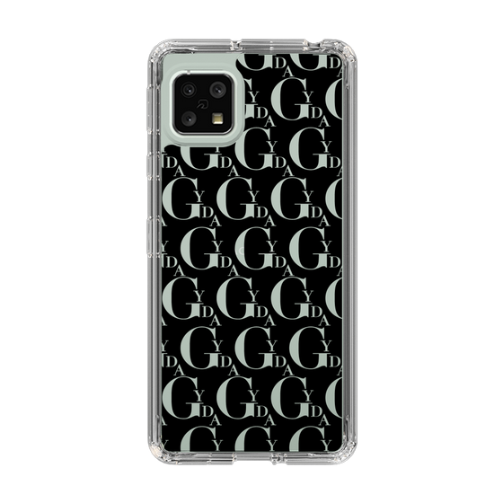 Slim Protection Case［ GYDA - Monogram - Black ］