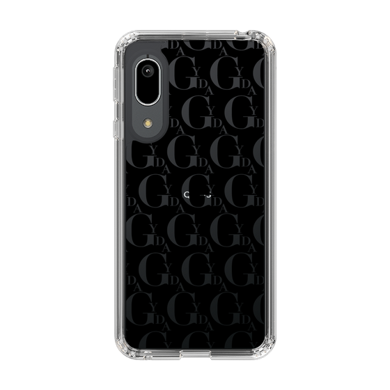 Slim Protection Case［ GYDA - Monogram - Black ］