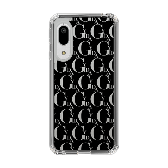 Slim Protection Case［ GYDA - Monogram - Black ］