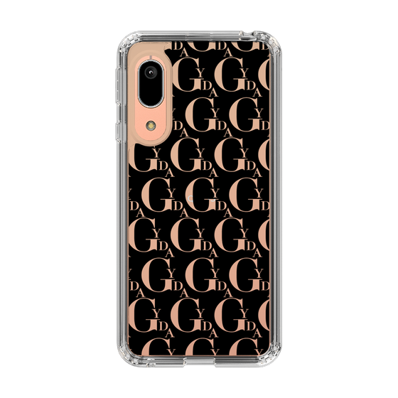Slim Protection Case［ GYDA - Monogram - Black ］