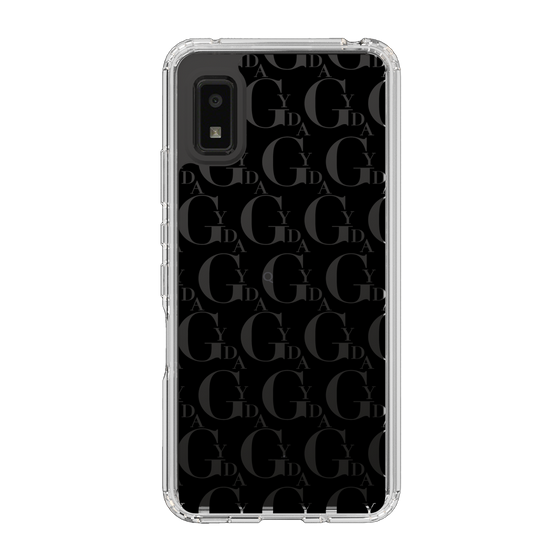 Slim Protection Case［ GYDA - Monogram - Black ］