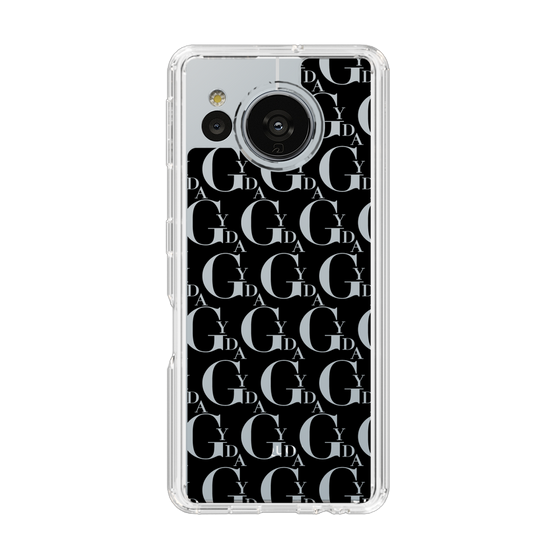 Slim Protection Case［ GYDA - Monogram - Black ］