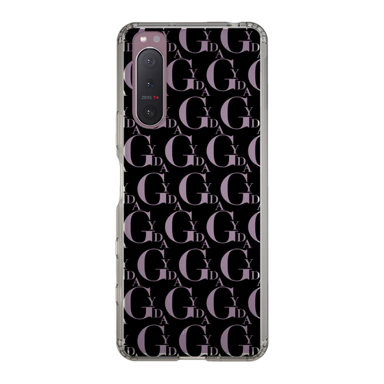 Slim Protection Case［ GYDA - Monogram - Black ］