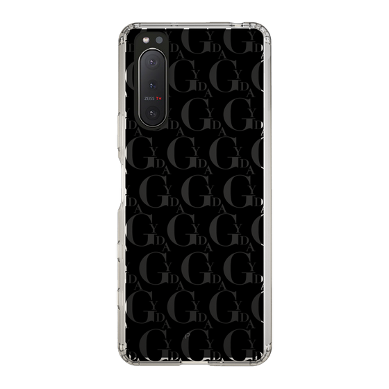 Slim Protection Case［ GYDA - Monogram - Black ］