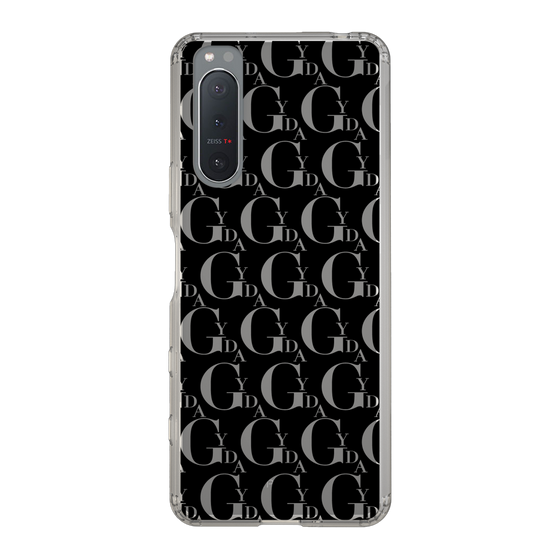 Slim Protection Case［ GYDA - Monogram - Black ］