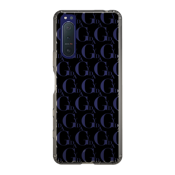 Slim Protection Case［ GYDA - Monogram - Black ］