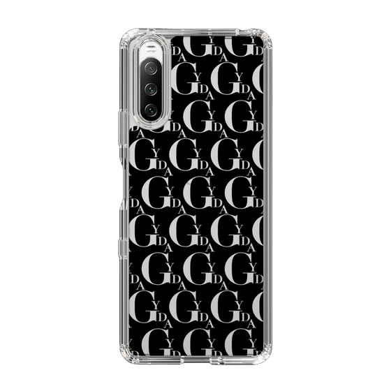 Slim Protection Case［ GYDA - Monogram - Black ］