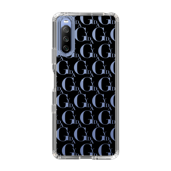 Slim Protection Case［ GYDA - Monogram - Black ］