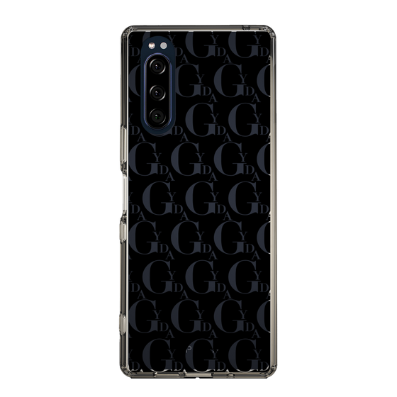 Slim Protection Case［ GYDA - Monogram - Black ］