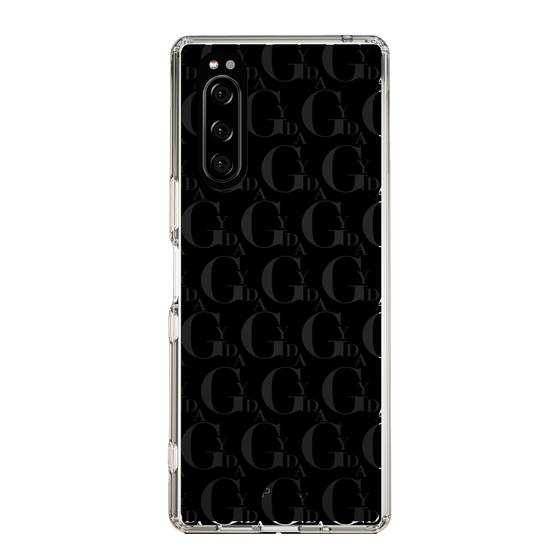 Slim Protection Case［ GYDA - Monogram - Black ］