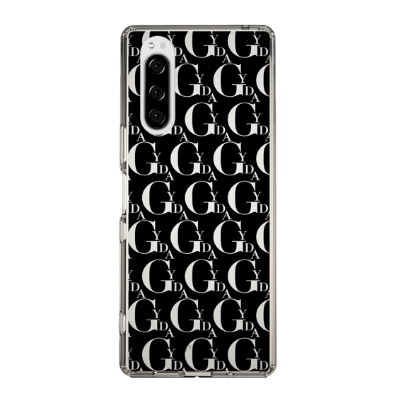 Slim Protection Case［ GYDA - Monogram - Black ］