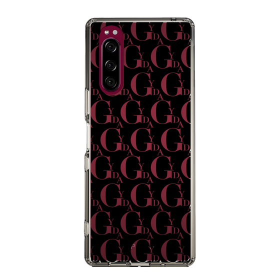 Slim Protection Case［ GYDA - Monogram - Black ］