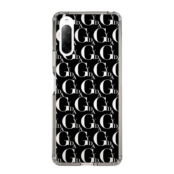 Slim Protection Case［ GYDA - Monogram - Black ］