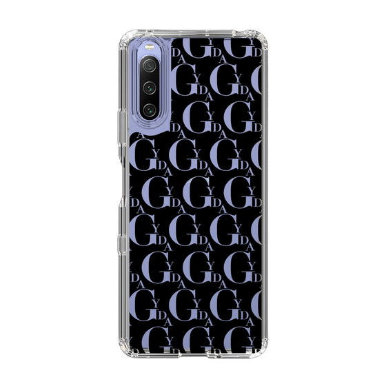 Slim Protection Case［ GYDA - Monogram - Black ］