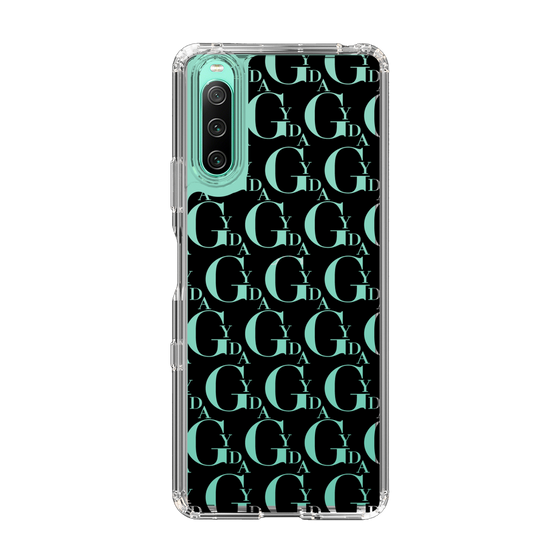 Slim Protection Case［ GYDA - Monogram - Black ］