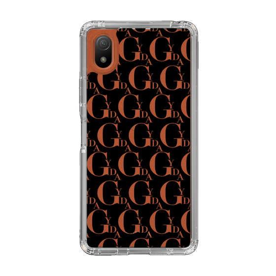 Slim Protection Case［ GYDA - Monogram - Black ］